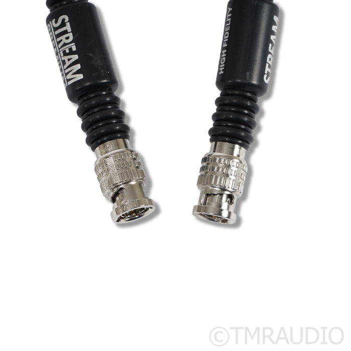 Wave High Fidelity STREAM Premium BNC Digital Cables; 1m