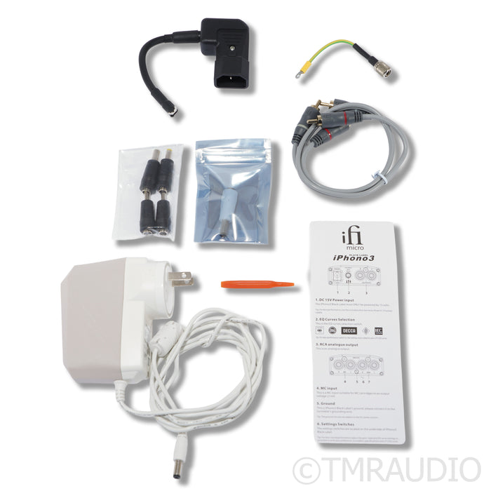 iFi Audio Micro iPhono 3 Black Label Edition MM / MC Phono Preamplifier