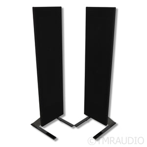 Magnepan LRS+ Floorstanding Speakers; Magna Risers Airborne Legs; Black