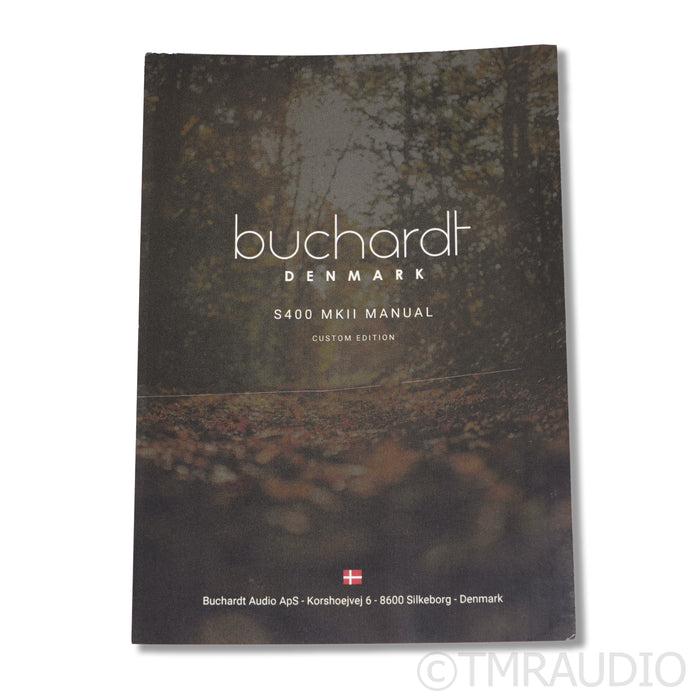 Buchardt Audio S400 MKII Custom SE Bookshelf Speakers; Black
