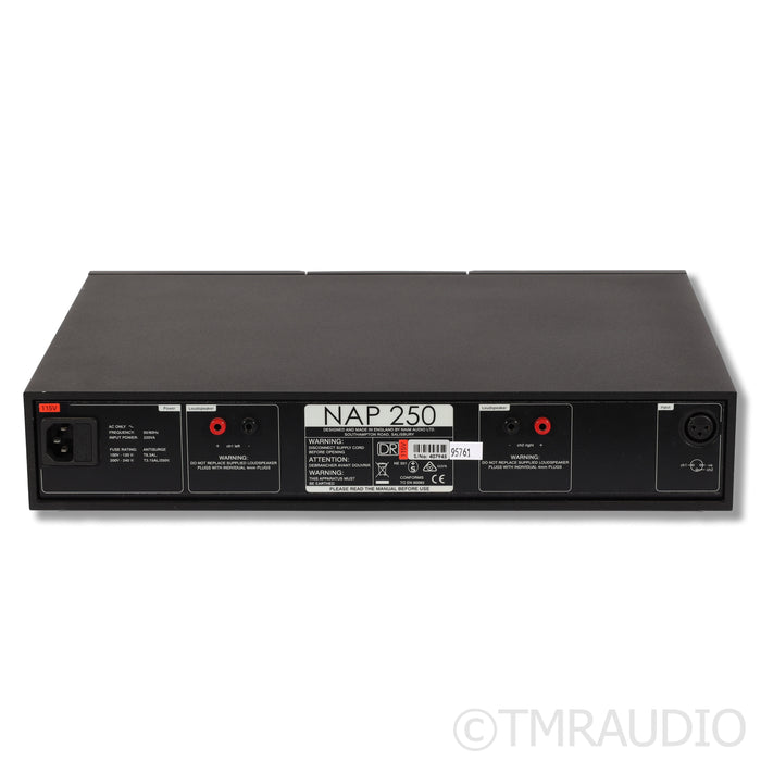 Naim NAP 250 DR Power Amplifier; Wireworld Eclipse 8 XLR Cable