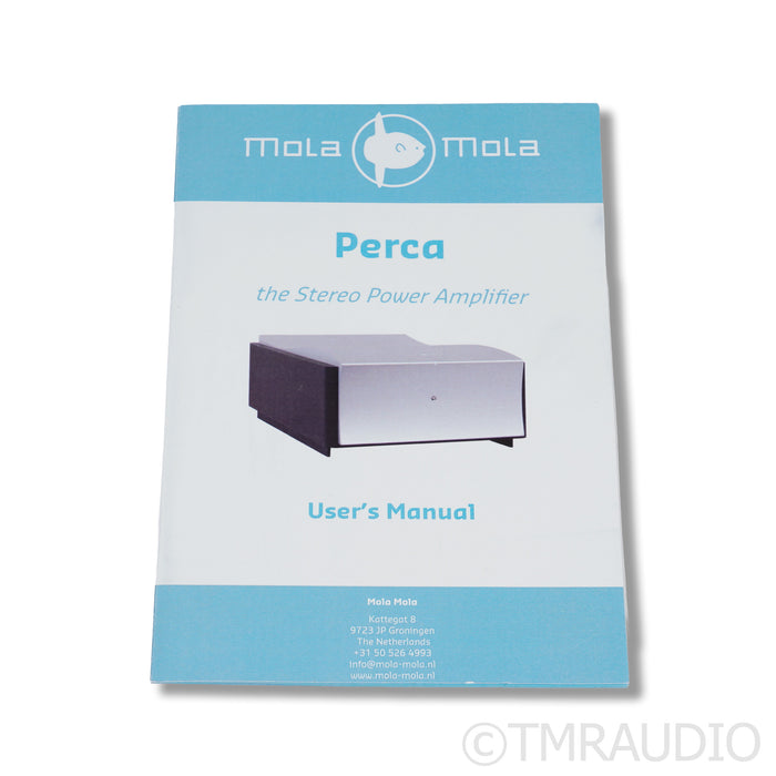 Mola Mola Perca Power Amplifier