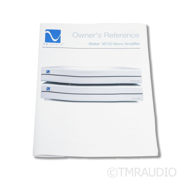 PS Audio Stellar M700 Power Amplifiers