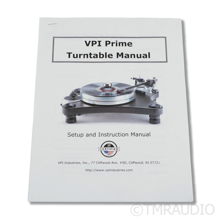 VPI Prime Turntable; JMW-10 Tonearm; Soundsmith Zephyr MIMC Cartridge; HW40 Feet