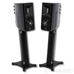 Borresen X1 Bookshelf Speakers; Stands