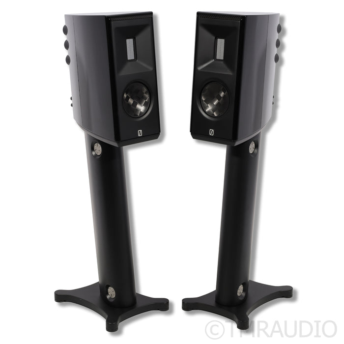 Borresen X1 Bookshelf Speakers; Stands