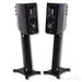 Borresen X1 Bookshelf Speakers; Stands