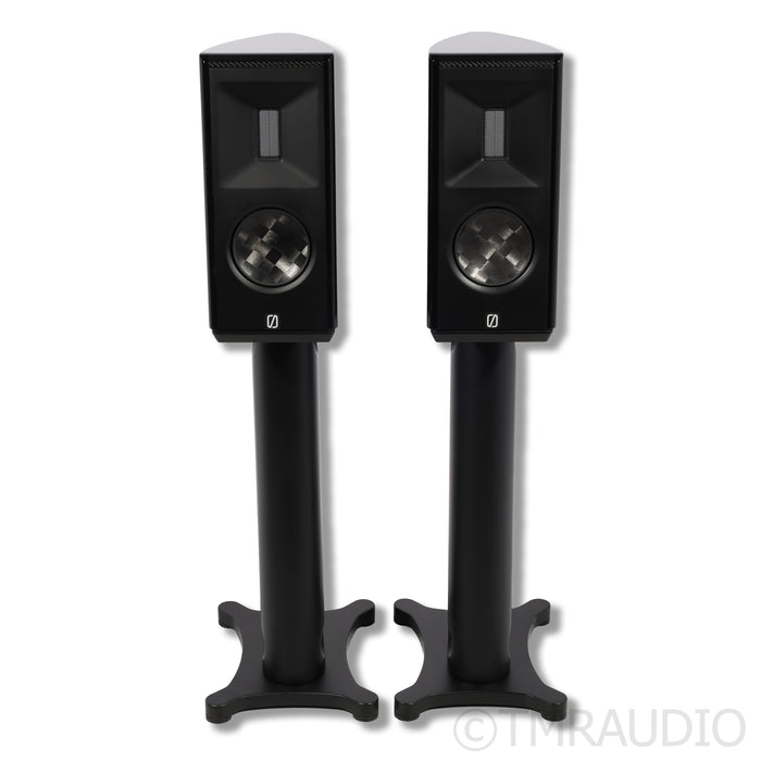 Borresen X1 Bookshelf Speakers; Stands