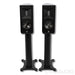 Borresen X1 Bookshelf Speakers; Stands