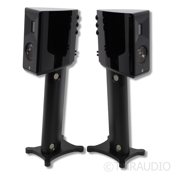 Borresen X1 Bookshelf Speakers; Stands