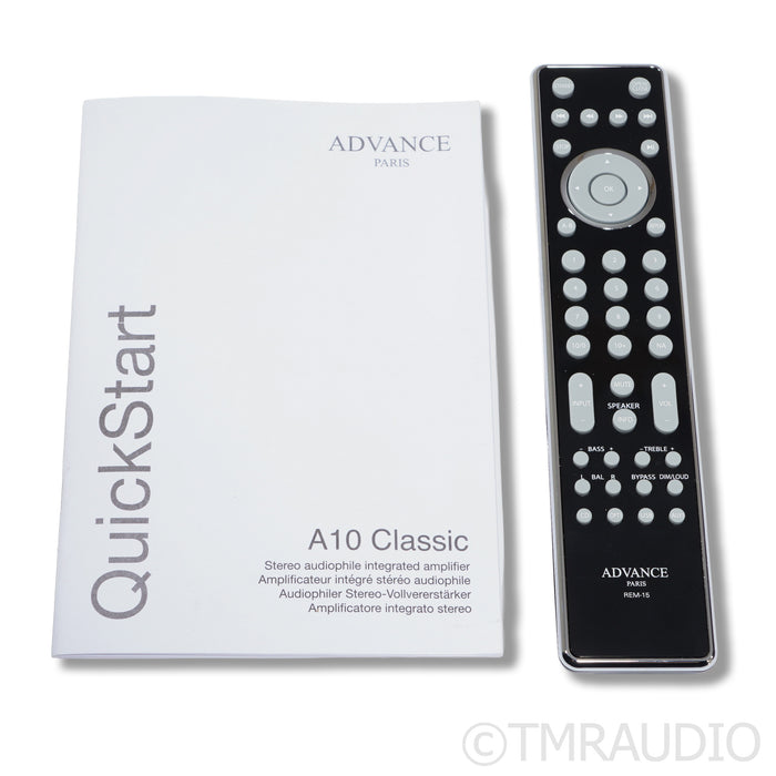 Advance Paris A10 Classic Hybrid Integrated Amplifier / DAC; MM Phono