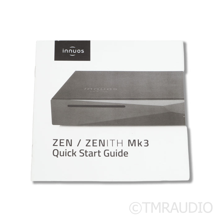 Innuos Zenith MK3 Network Streamer; 1TB