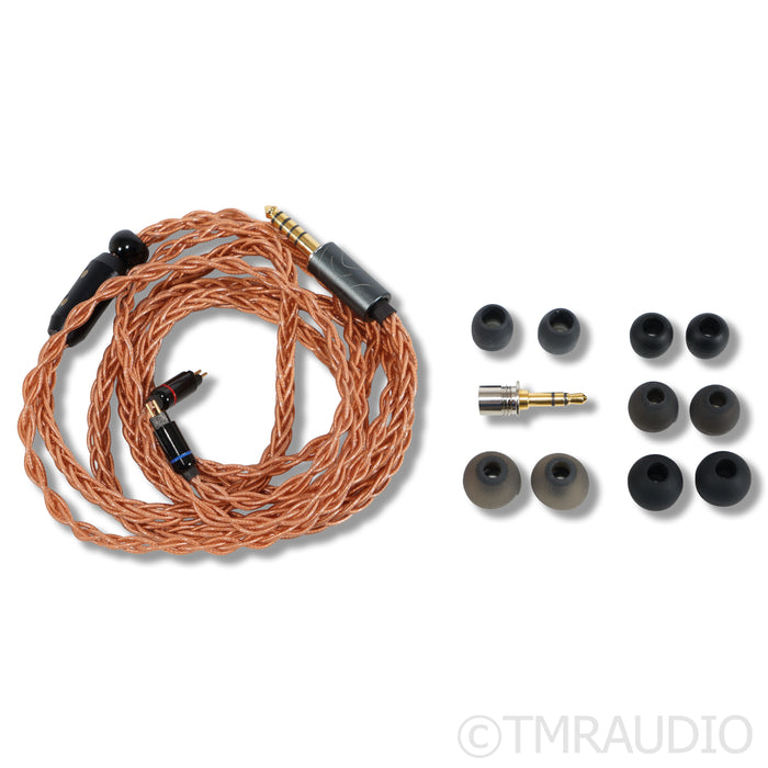 Symphonium Audio Crimson In-Ear Headphones; 8 Wire Novaron Cable Upgrade