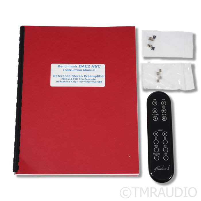 Benchmark Media DAC2 HGC DAC / Preamplifier / Headphone Amplifier