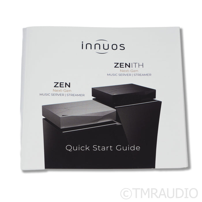 Innuos ZEN Next-Gen Music Server 2TB; PhoenixUSB Lite Upgrade