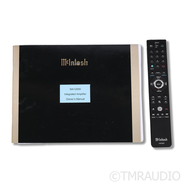 McIntosh MA12000 Hybrid Integrated Amplifier; Built-In DAC; MM/MC Phono