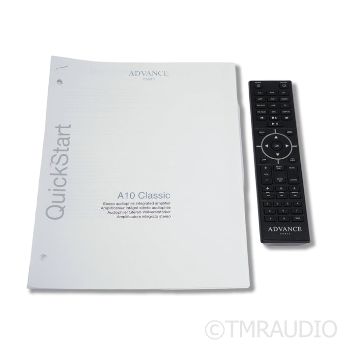 Advance Paris A10 Classic Hybrid Integrated Amplifier / DAC; MM Phono