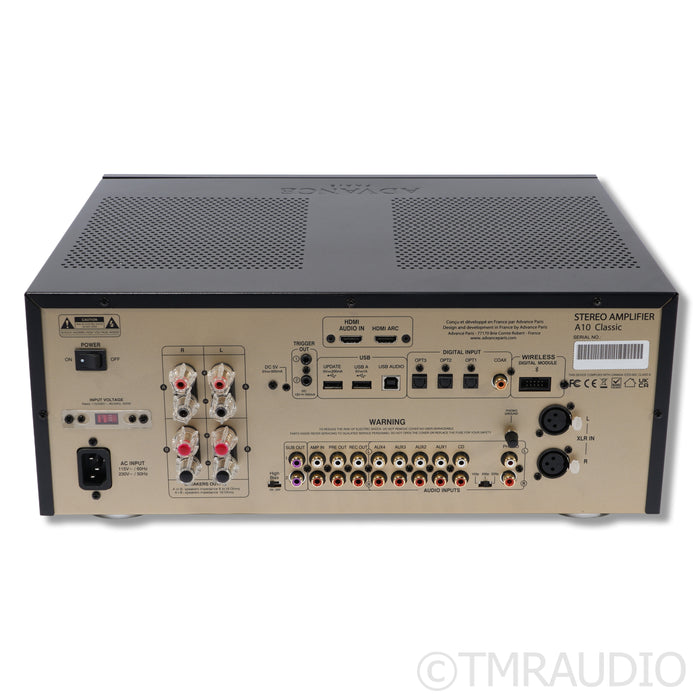 Advance Paris A10 Classic Hybrid Integrated Amplifier / DAC; MM Phono