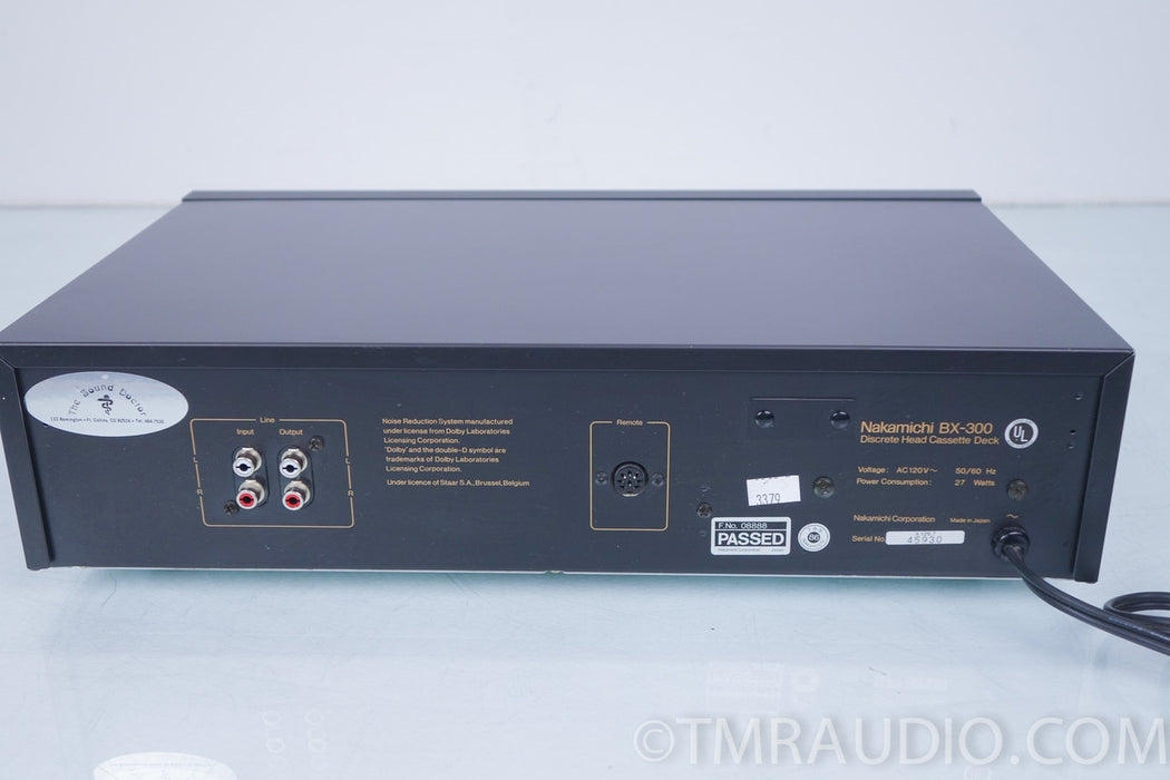 Nakamichi BX-300 Stereo Cassette Deck / Tape Recorder AS-IS