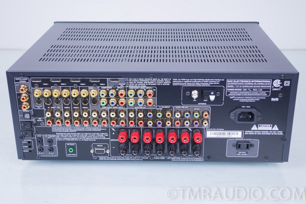 NAD T747 Home Theater Receiver w/ HDMI