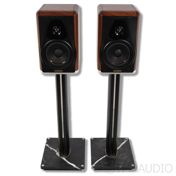 Sonus Faber Electa Amator III Bookshelf Speakers; Dedicated Marble Stands