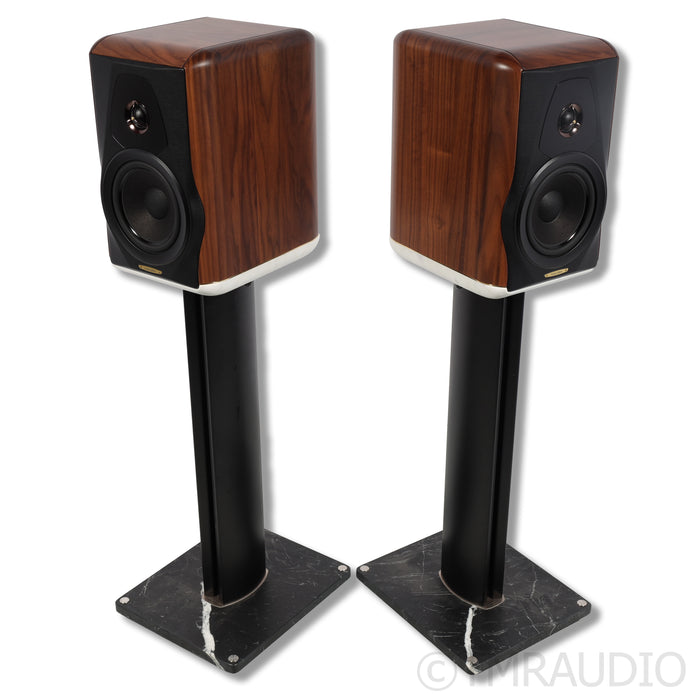 Sonus Faber Electa Amator III Bookshelf Speakers; Dedicated Marble Stands