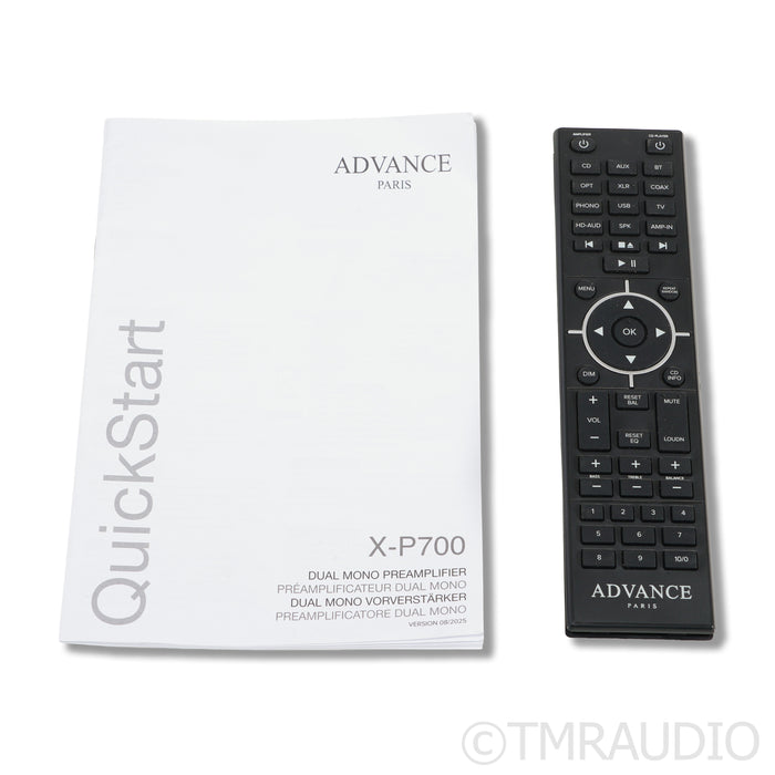 Advance Paris X-P700 Preamplifier / DAC; MM/MC Phono