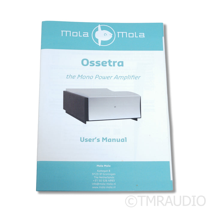 Mola Mola Ossetra Monoblock Power Amplifiers (Open Box)