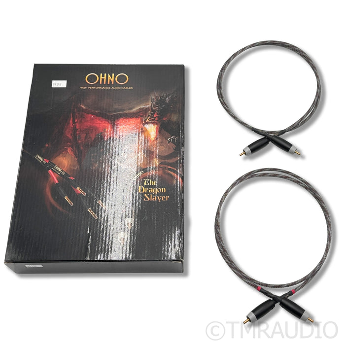 Audience OHNO RCA Cables; .75m