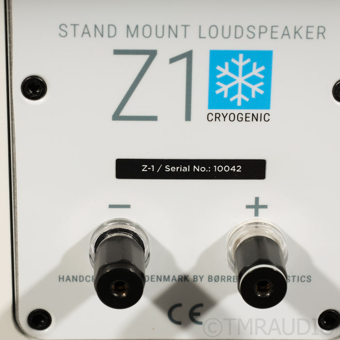 Borresen  Z1 Cryo Bookshelf Speakers; Dedicated Stands