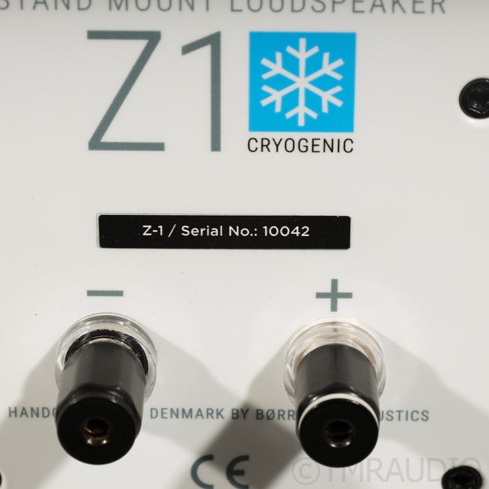 Borresen  Z1 Cryo Bookshelf Speakers; Dedicated Stands