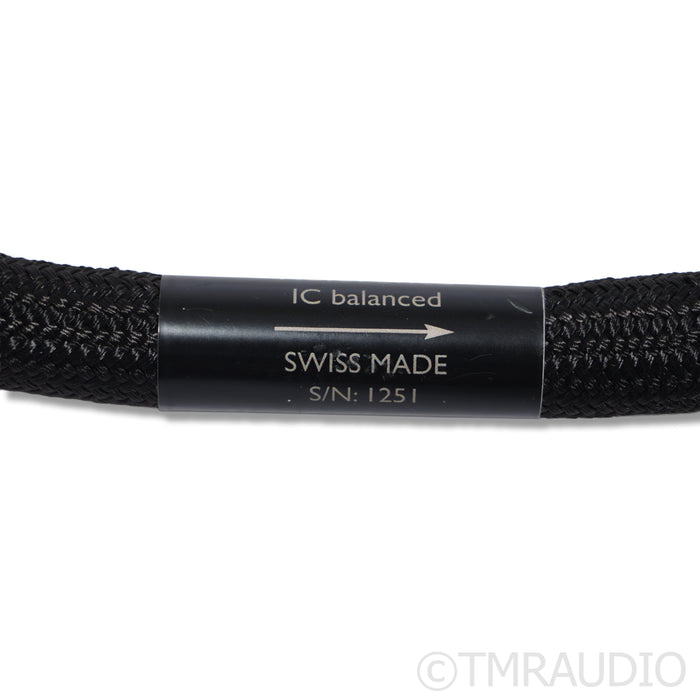 SwissCables IC Balanced Reference XLR Cables; 1.5m