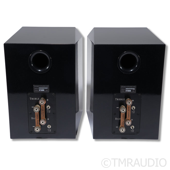 Legacy Audio Studio HD Bookshelf Speakers; Black Pearl (No Grills)