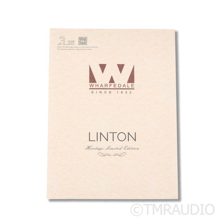 Wharfedale Linton Heritage 85th Anniversary Bookshelf Speakers