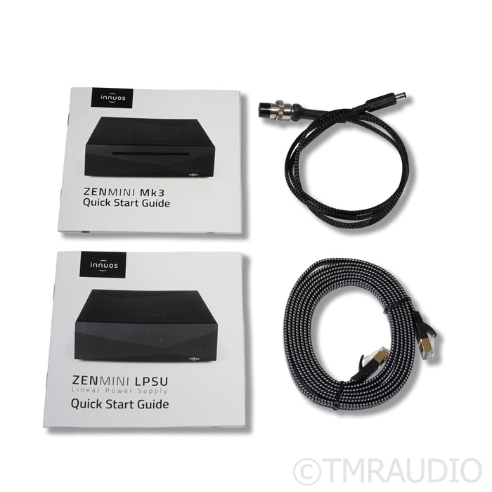 Innuos ZENmini MK3 Network Streamer; ZenMini Linear Power Supply; 2TB