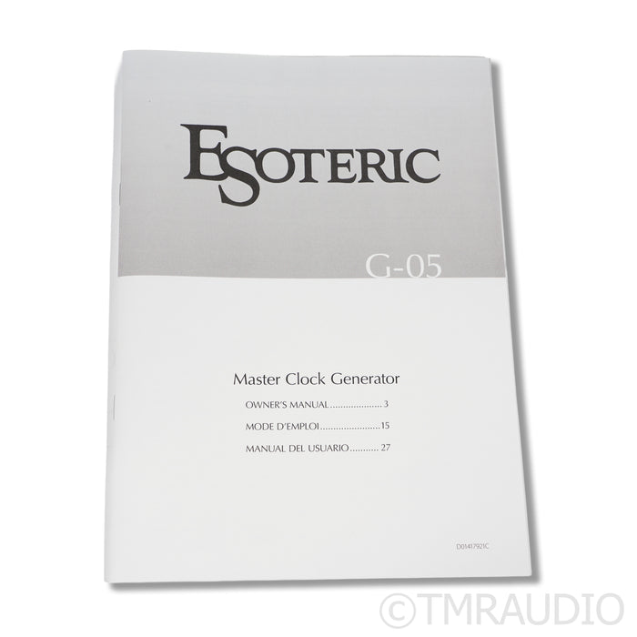 Esoteric Audio G-05 Master Clock Generator