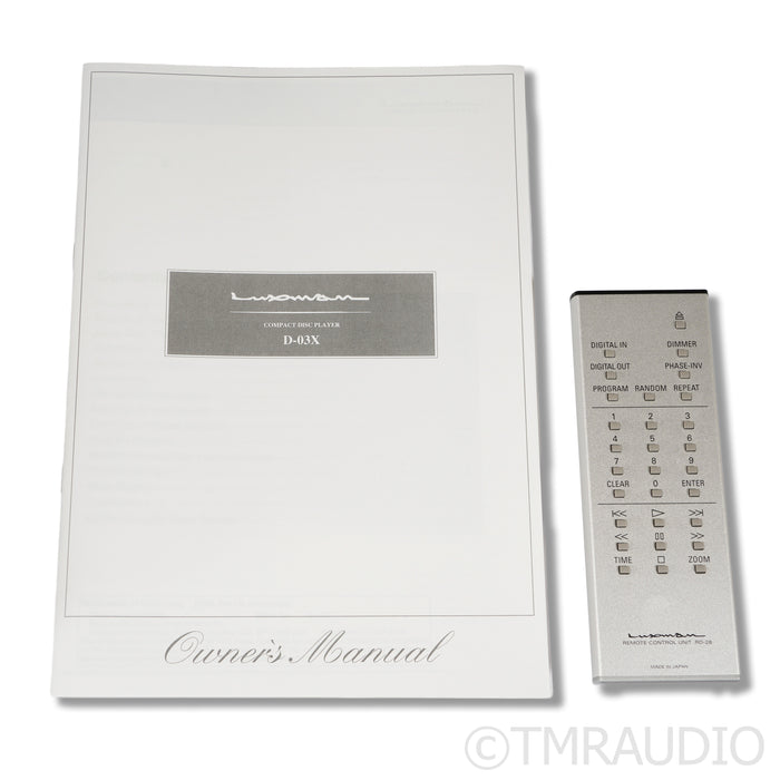 Luxman D-03X CD Player / DAC