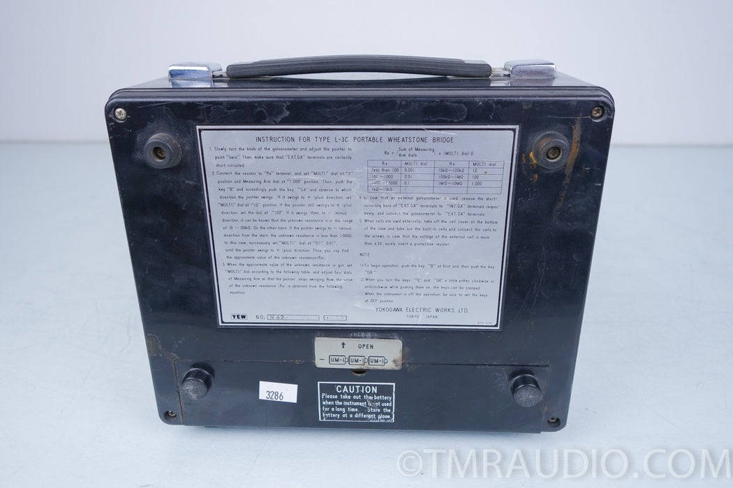 Portable L-3C Portable Wheatstone Bridge