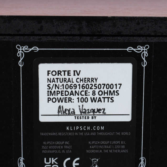 Klipsch Forte IV Floorstanding Speakers