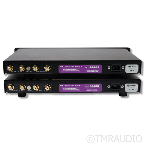 Sutherland Engineering Dos Locos Dual-Chassis Phono Preamplifier