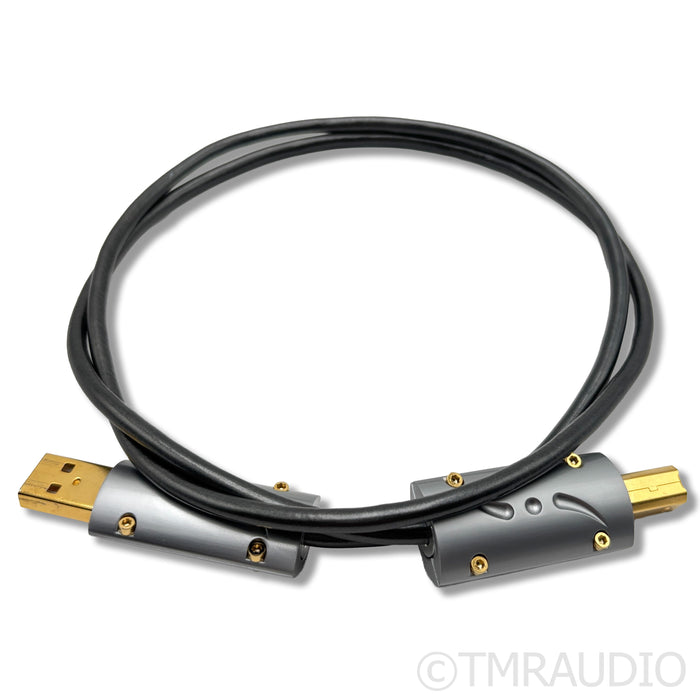 Moon Audio Silver Dragon Premium USB Cable; 3ft