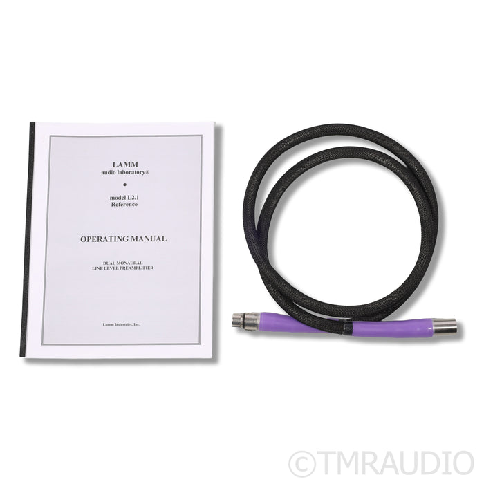 LAMM L2.1 Reference Hybrid Preamplifier; Upgraded Power Cable
