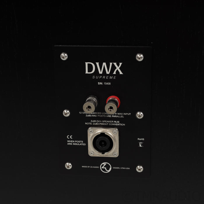 Zu Audio DWX Bookshelf Speakers; Supreme Upgrade