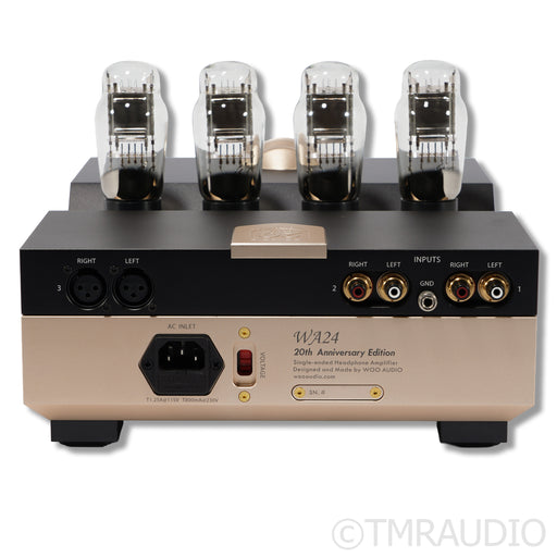 Woo Audio WA24 20th Anniversary Edition Tube Headphone Amplifier; Stradi Upgrade