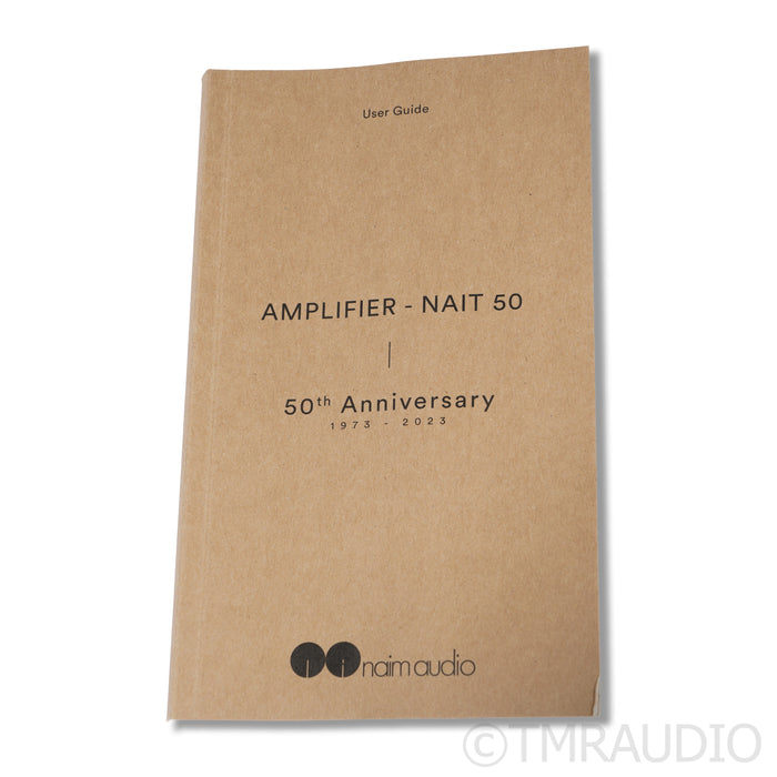 Naim NAIT 50 Limited Edition Integrated Amplifier; MM Phono (Open Box)