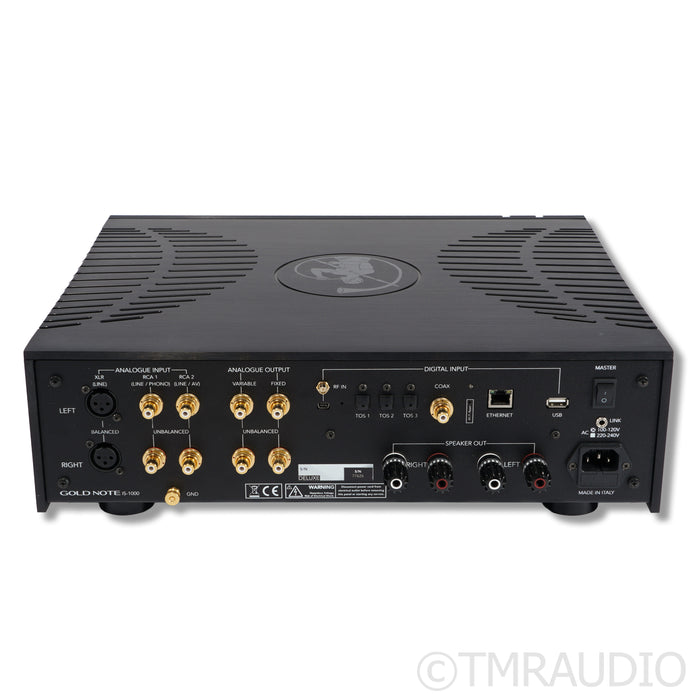 Gold Note IS-1000 Deluxe Integrated Amplifier; Built-In DAC; MM/MC Phono