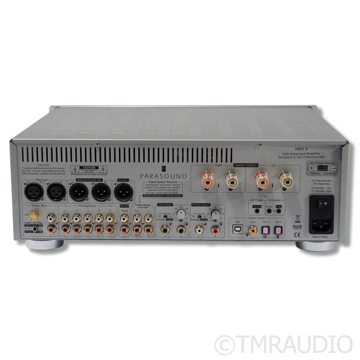 Parasound Halo HINT 6 Integrated Amplifier / DAC; MM/MC Phono