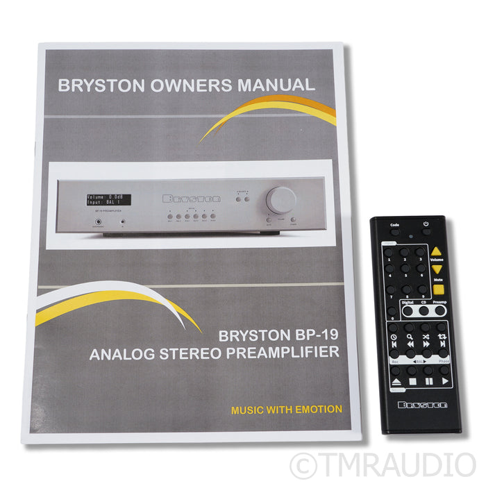 Bryston BP-19 Preamplifier