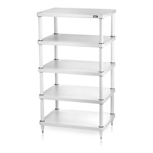Solidsteel S3 Series Hi-Fi Rack; S3-5 Shelf; White (Open Box)