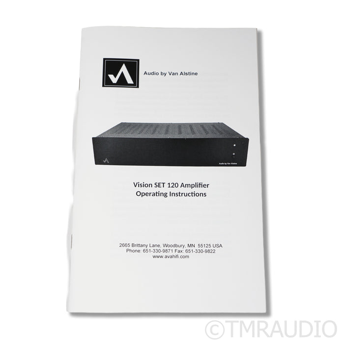 Audio by Van Alstine SET 120 Power Amplifier